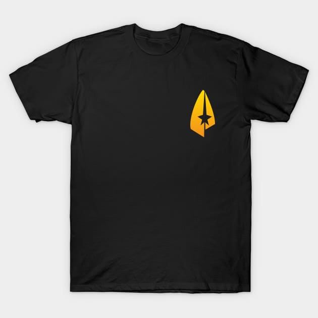 Treksphere Gold Badge Logo T-Shirt by Treksphere